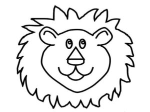 Black lion silhouette: striking artwork coloring page