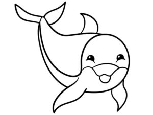 Dolphin joy: sunlit leap in ocean waves coloring page