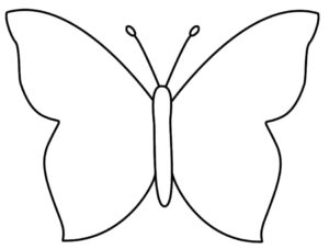 Long-winged butterfly: a stunning sight coloring page