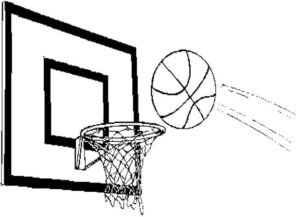 Perfect shot: basketball’s moment of truth coloring page