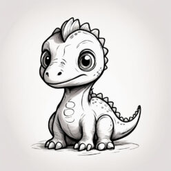 Cute baby dino, sweet & innocent Cute baby dino, sweet & innocent