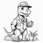 Dapper dino, professional dinosaur