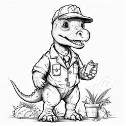 Dapper dino, professional dinosaur Dapper dino, professional dinosaur