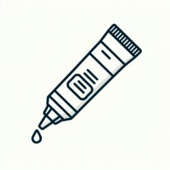 Glue drip stationery coloring page Glue drip stationery coloring page