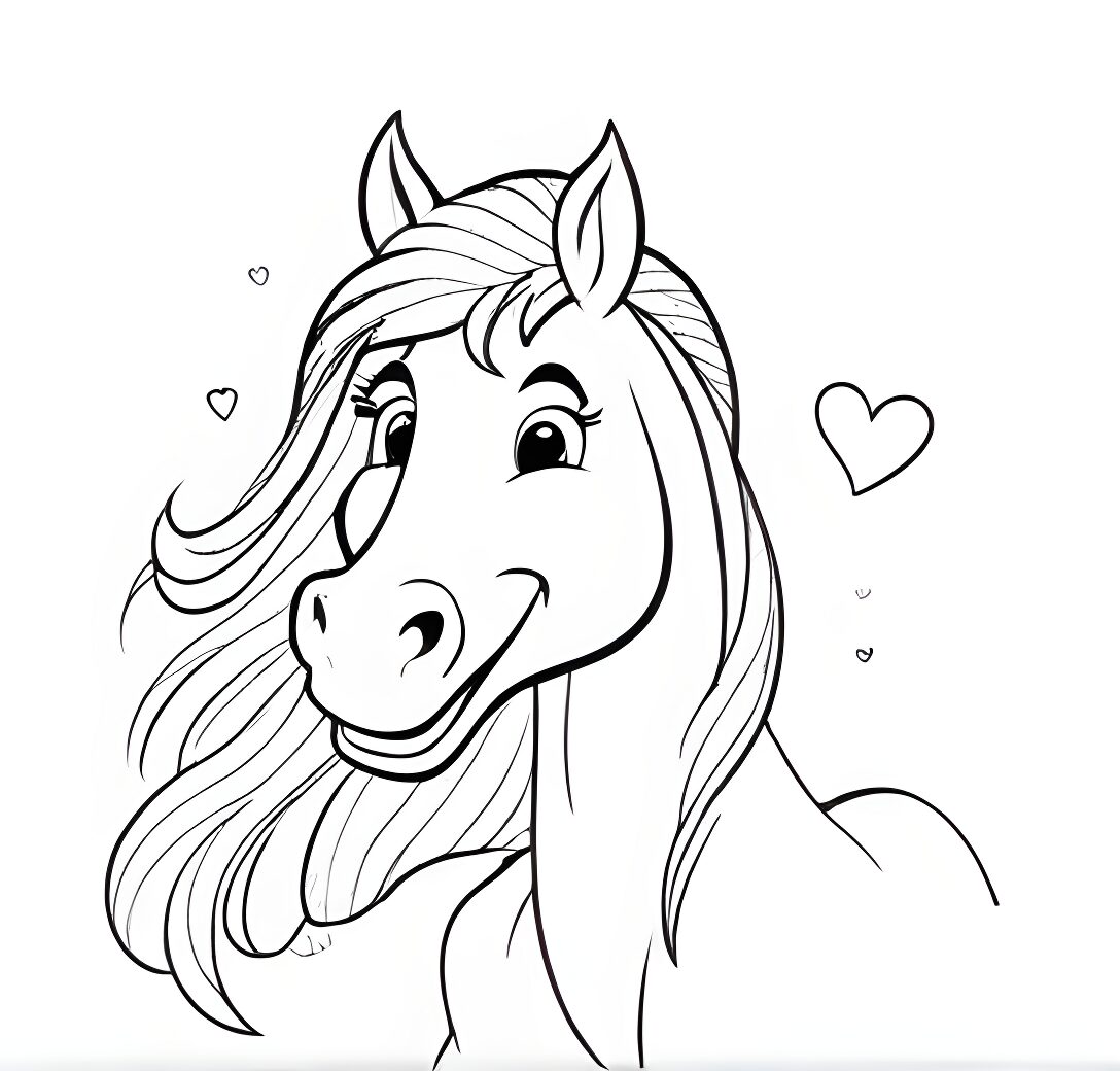 Horse’s joyful face: a moment of bliss