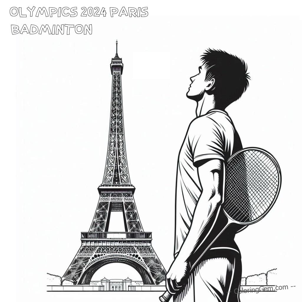 Olympic Paris 2024 Swimmer Coloring Page Free Printable Sheet olympic-paris-2024-swimmer-coloring-page-free-printable-sheet