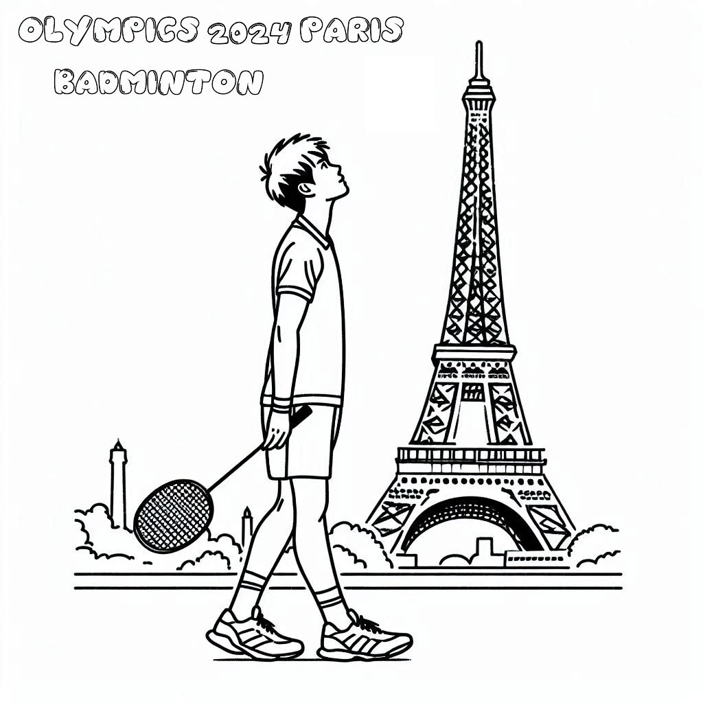 Olympic Paris 2024 Swimmer Coloring Page Free Printable Sheet olympic-paris-2024-swimmer-coloring-page-free-printable-sheet