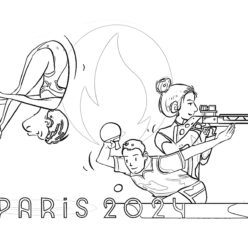 Paris Olympics sports coloring page Paris 2024 olympics: sports lineup