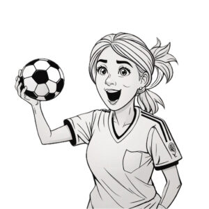 Soccer passion coloring page coloring page