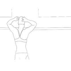 Swimming pool entry coloring page Swimming pool entry coloring page