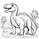 Towering dinosaur: majestic & mighty