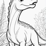 Young hadrosaurus: a look of assurance