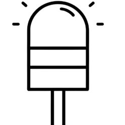 Cool popsicle summer coloring page