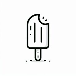 Ice cream bite mark coloring page Ice cream bite mark coloring page